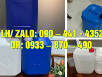 Thùng nhựa 25 lít đựng muối hóa học dạng loãng, can nhựa 20 lít đựng chất xúc tác phòng thí nghiệm 
