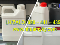 Can nhựa tròn 2 lít đựng hóa chất nông nghiệp, can nhựa 5 lít đựng chất xử lý nước bẩn 