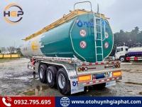 Sơ mi rơ mooc bồn xi téc chở xăng Yunli 40 - 44m3 giá tốt