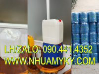 Can nhựa 30 lít đựng axit photphoric, thùng nhựa 25 lít đựng ethanol, can nhựa 20L đựng methanol 