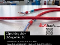 Cáp Chống Cháy Chống Nhiễu 2x1.0 Altek Kabel