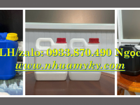 Can 1 lít đựng nước cốt, can nhựa 2 lít tròn, can 5 lít tròn đựng hóa chất công nghiệp 