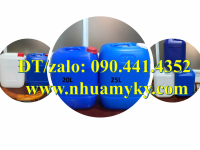 Can 30 lít nhựa HDPE nguyên sinh, can nhựa 25L đựng nhớt xe công nghiệp 