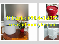 Gía thùng sơn tròn 1 lít, thùng đựng sơn tròn 5 lít, vỏ thùng sơn 10 lít tròn 