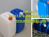 Thùng nhựa 10 lít, can nhựa 20 lít tại Vũng Liêm, can nhựa 25 lít đựng hóa chất tại Hà Nội 