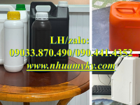 Can nhựa chứa 0.5 lít, vỏ can nhựa 1 lít, can nhựa 2 lít đựng hóa chất có màu 