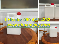 Bình nhựa 2 lít đựng nước rửa chén, can nhựa 5 lít đựng nước lau sàn màu xanh lá 