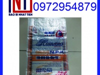 Sản xuất bao PP dệt in logo thương hiệu sắc nét