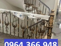 Thi công lắp đặt cầu thang sắt mỹ thuật theo mẫu riêng