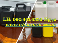 Can nhựa 2 lít đựng chất xơ, can nhựa 5 lít đựng xenlulozơ, can nhựa 1 lít đựng đường guclozơ 
