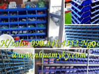 Kệ nhựa đựng phụ tùng sữa chữa, khay nhựa đựng linh kiện lắp ráp, khay nhựa đựng đinh ốc vít 