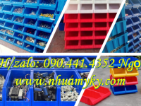 Kệ nhựa đựng phụ tùng sữa chữa, khay nhựa đựng linh kiện lắp ráp, khay nhựa đựng đinh ốc vít 