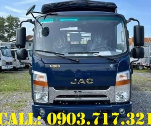 Bán xe tải Jac 1T99 thùng mui bạt,  xe tải Jac N200S thùng mui bạt 4m4  