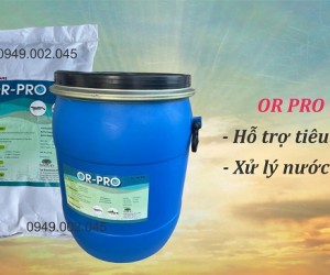 OR - PRO : Men vi sinh hỗn hợp hỗ trợ tiêu hóa, xử lý nước ao nuôi