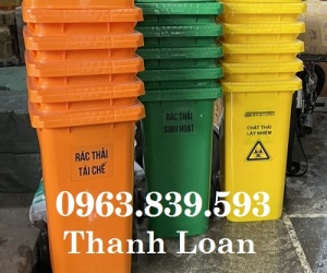 Giá thùng rác nhựa 120L rẻ. Lh 0963.839.593 Thanh Loan
