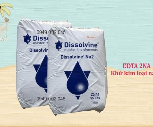 DISSOLVINE NA2 - EDTA 2 muối giúp xử lý phèn, khử kim loại nặng trong ao nuôi thủy sản