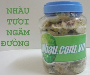 Trái nhàu ngâm đường và công dụng trong trị đau xương khớp, huyết áp, suy giãn tĩnh mạch, gout ...