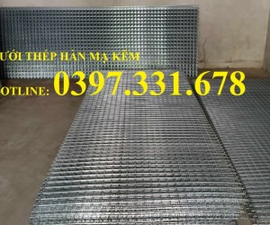 Lưới thép hàn mạ kẽm 5ly ô 50x50 làm theo yêu cầu