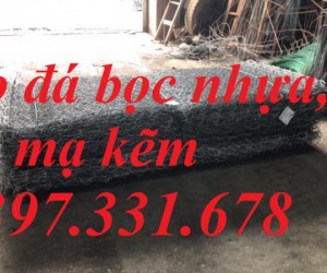 Nơi bán rọ đựng đá mạ kẽm, rọ đá bọc nhựa 2x1x1, 2x1x0.5, 1x1x1 giá tốt nhất thị trường