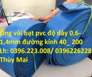 Đại lý cung cấp ống bạt xanh, ống bạt cốt dù phủ nhựa phi 40, phi 50, phi 65, phi 80, phi 100 giá rẻ