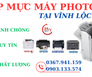 Địa chỉ Nạp mực photocopy tận nơi tại Vĩnh Lộc