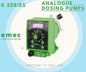 Bơm định lượng EMEC KPLUS 0510 K/PP sử dụng châm ACID