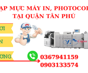 Sửa chữa máy in tận nơi tại Quận Tân Phú