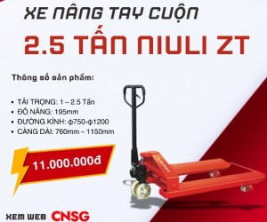 Top 5 xe nâng tay Niuli giảm giá 35% | CNSG 