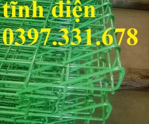 Tấm lưới thép hàng rào phi 5 ô 50x200mm mạ kẽm sơn tĩnh điện