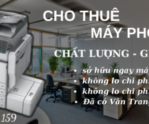 Cho thuê máy photocopy giá rẻ tại Quận 9