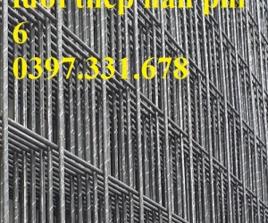 Lưới thép đen đổ sàn phi 4, phi 5, phi 6 hàng mới 100%