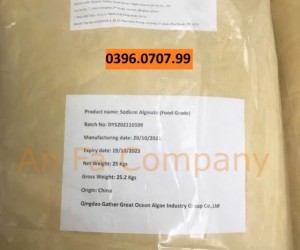 Phụ gia làm đặc Sodium Alginate - China (E401)