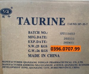 Taurin JP15 - Nguyên liệu thực phẩm, nước giải khát bổ sung axit amin