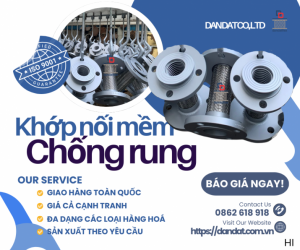 Khớp Nối Mềm Chống Rung| Khớp Nối Chống Rung Inox 304 Và Inox 316