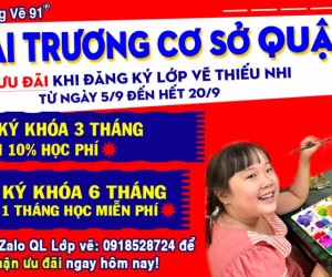 Lớp vẽ cho bé quận 1 - Lớp vẽ đường Nguyễn Bỉnh Khiêm