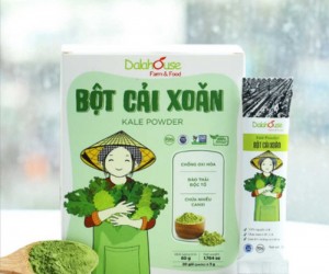 Bột Cải xoăn Kale nguyên chất Sấy Lạnh - Siêu thực phẩm cho sức khỏe mỗi ngày