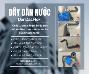 Dây Dẫn Nước Chịu Nhiệt Cho Bình Nóng Lạnh Inox 304, Dây cấp nước inox 304, Dây nối mềm cho bình nướ