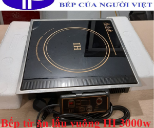 Bếp lẩu từ âm bàn vuông 3000w giá rẻ tại Vĩnh Phúc