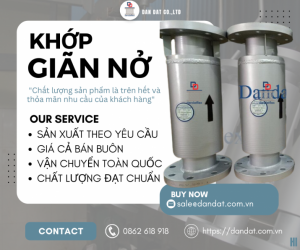 Khớp Co Giãn Cho Nồi Hơi Công Nghiệp| Khớp Nối Co Giãn Chịu Áp Cao - Giải Pháp Tối Ưu Từ DanDat.Flex