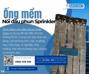 Ống Mềm Nối Đầu Phun Sprinkler, Khớp nối mềm PCCC, Dây mềm nối đầu phun sprinkler | Phòng Cháy Chữa 