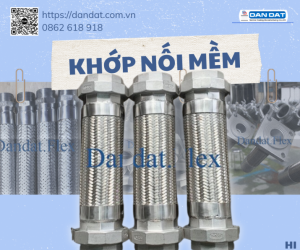 Khớp Nối Mềm Inox 2 Đầu Rắc Co, Khớp nối mềm inox 304 kết nối rắc co, Ống mềm inox rắc co ren