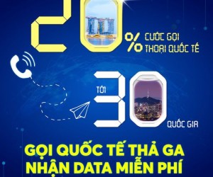 Gọi quốc tế thả ga, nhận data miễn phí từ MobiFone