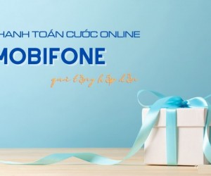 Thanh toán cước trả sau nhận quà trị giá 500K từ MobiFone