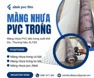 Kho màng nhựa pvc trong suốt 2mm