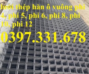 Sản xuất lưới thép hàn phi 10 A(300) theo yêu cầu