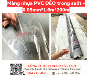 Kho sỉ màn nhựa PVC dẻo trong suốt 0.05mm may túi ba lô Hà Nội, Sài Gòn