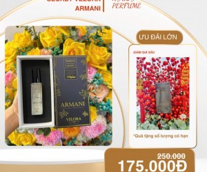 Nước hoa boby mist Ruby's Secret Velora Armani giảm giá khuyến mãi 