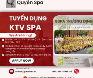 QSPA CẦN TUYỂN KTV 