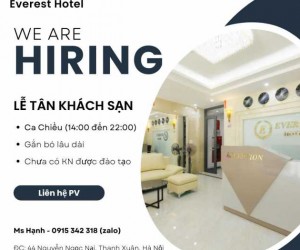 Tuyển Dụng Nhân Viên Lễ Tân