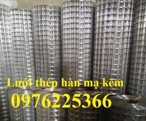 Lưới hàn mạ kẽm D2 ô 25x25mm